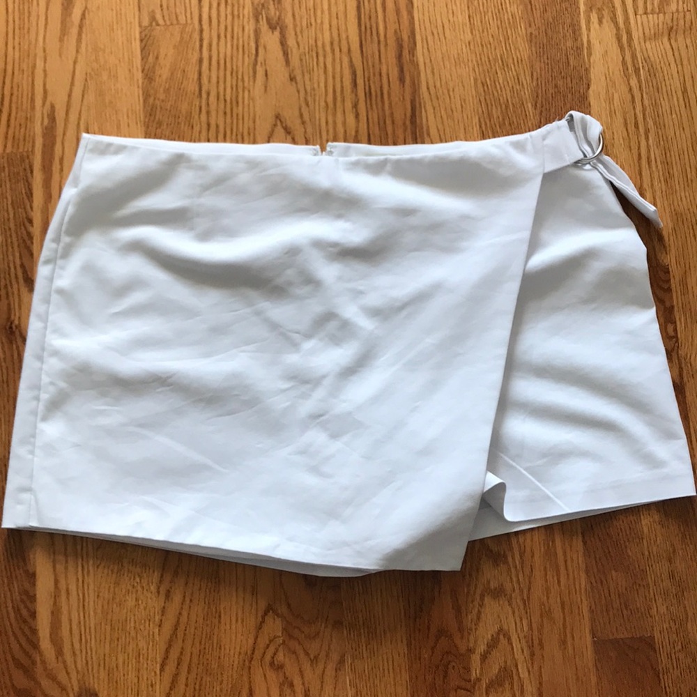 White Skort